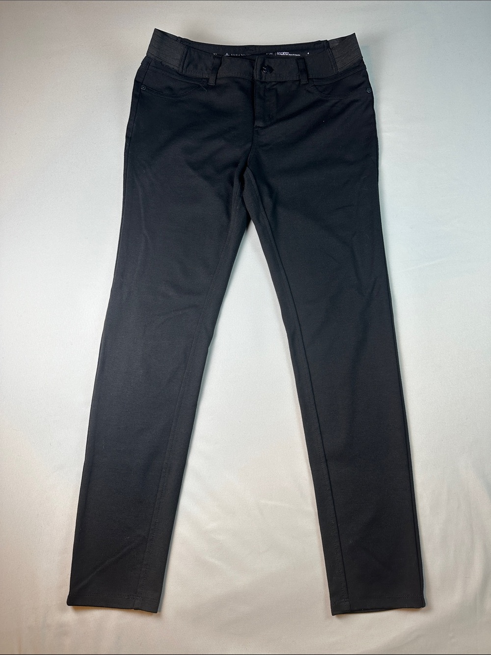 Simply Vera Petite Medium Classic Black Slim Dress Pants
